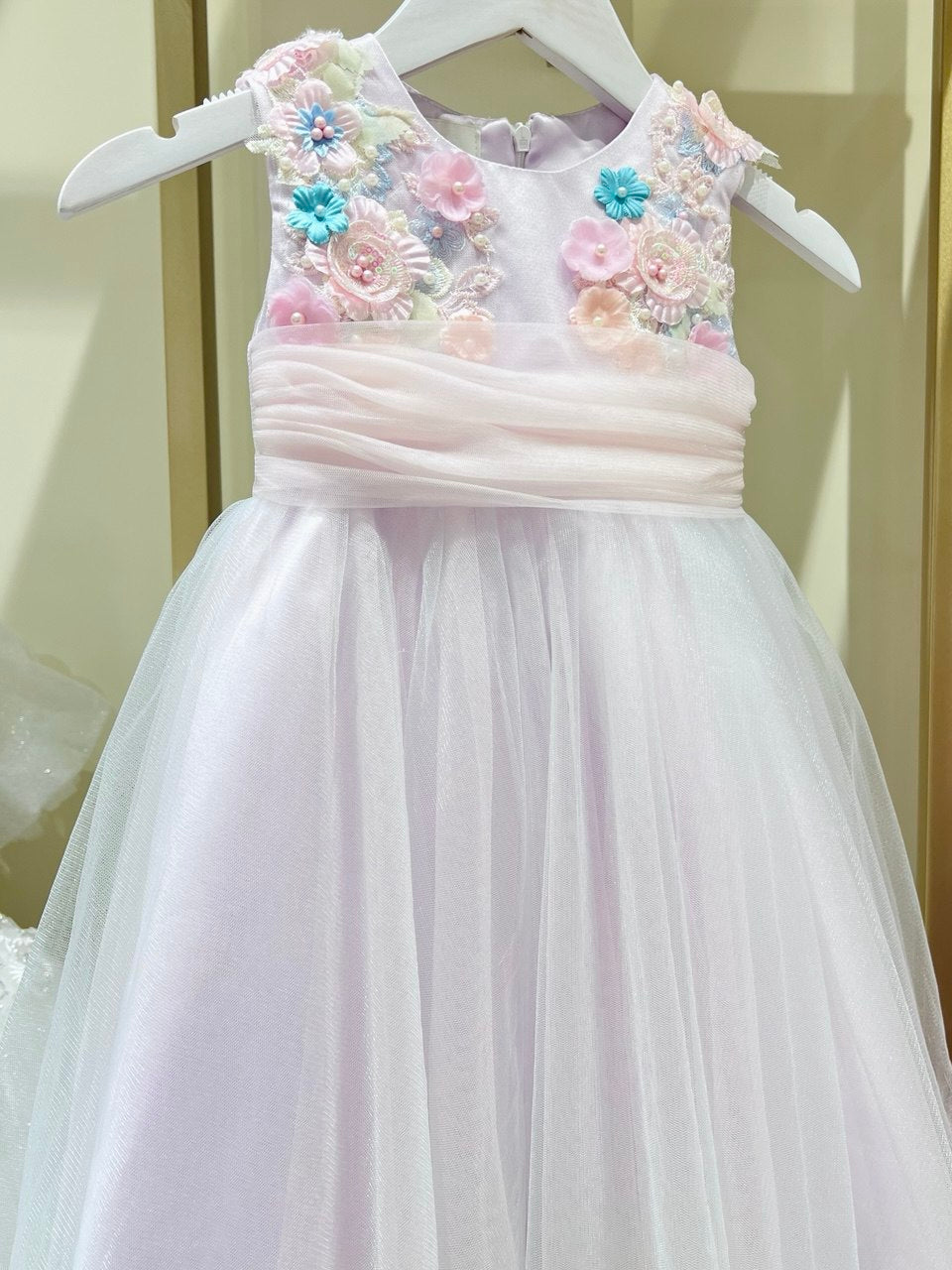 Lavender Gardenia Tulle Party Dress