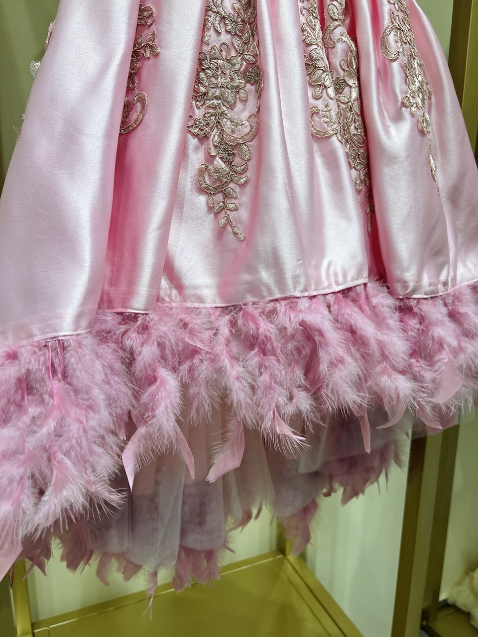 Blush Featherscape Dress