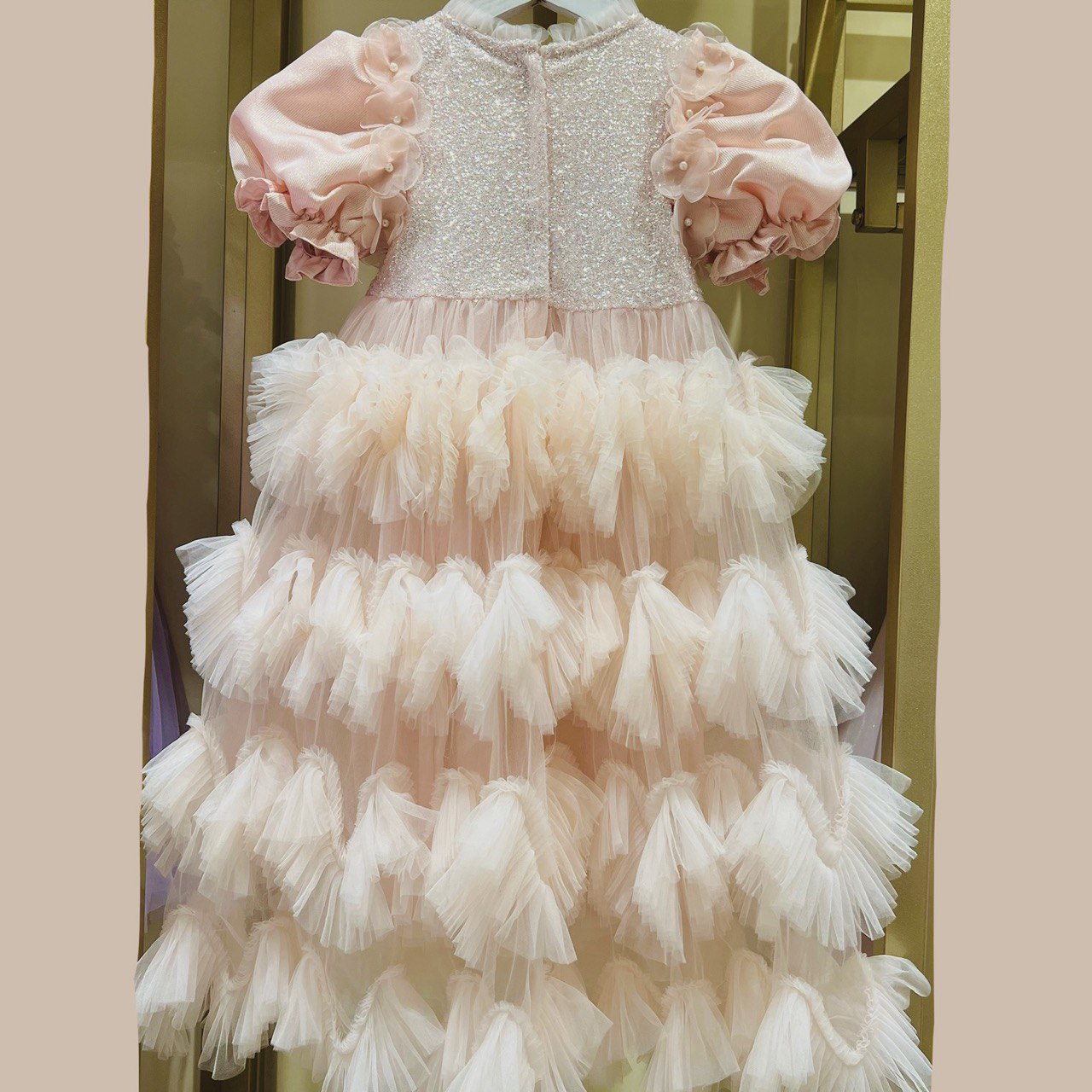 Two Looks, One Magical Dress – Ruffle Tulle Gown