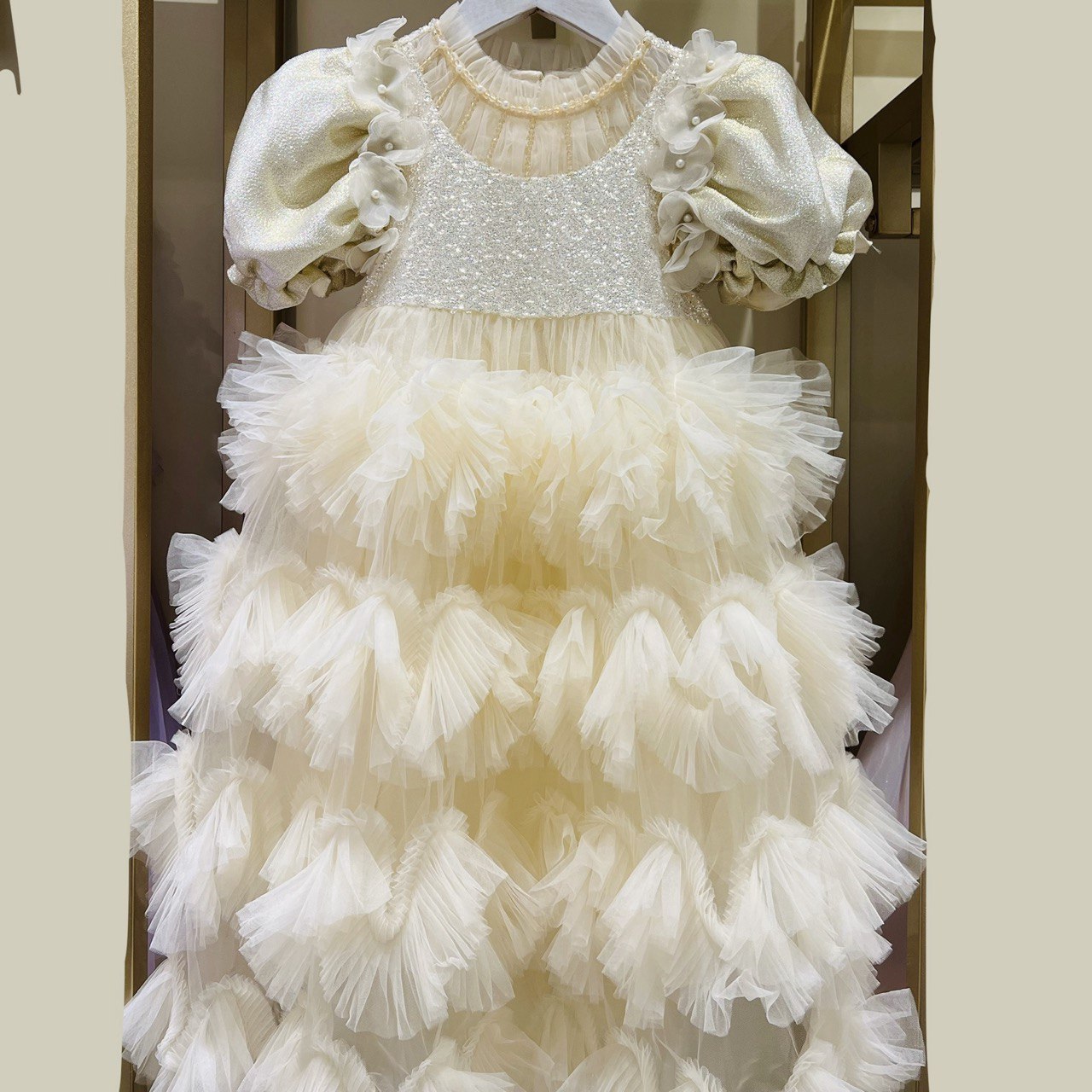 Two Looks, One Magical Dress – Ruffle Tulle Gown