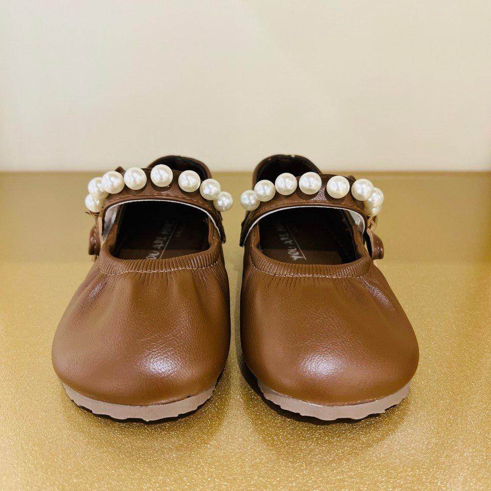 Pearl-Adorned Mary Janes