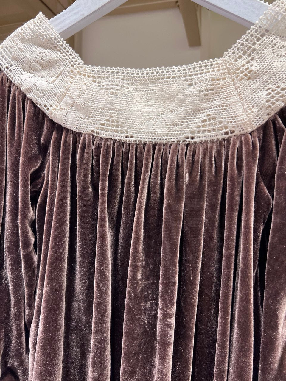 Vintage Velvet Lace Dress