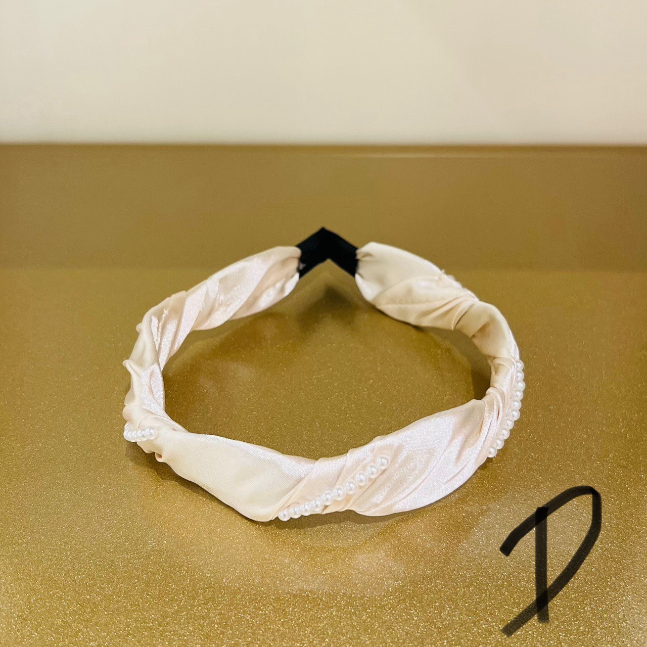 Ivory Headbands with Pearl and Beads