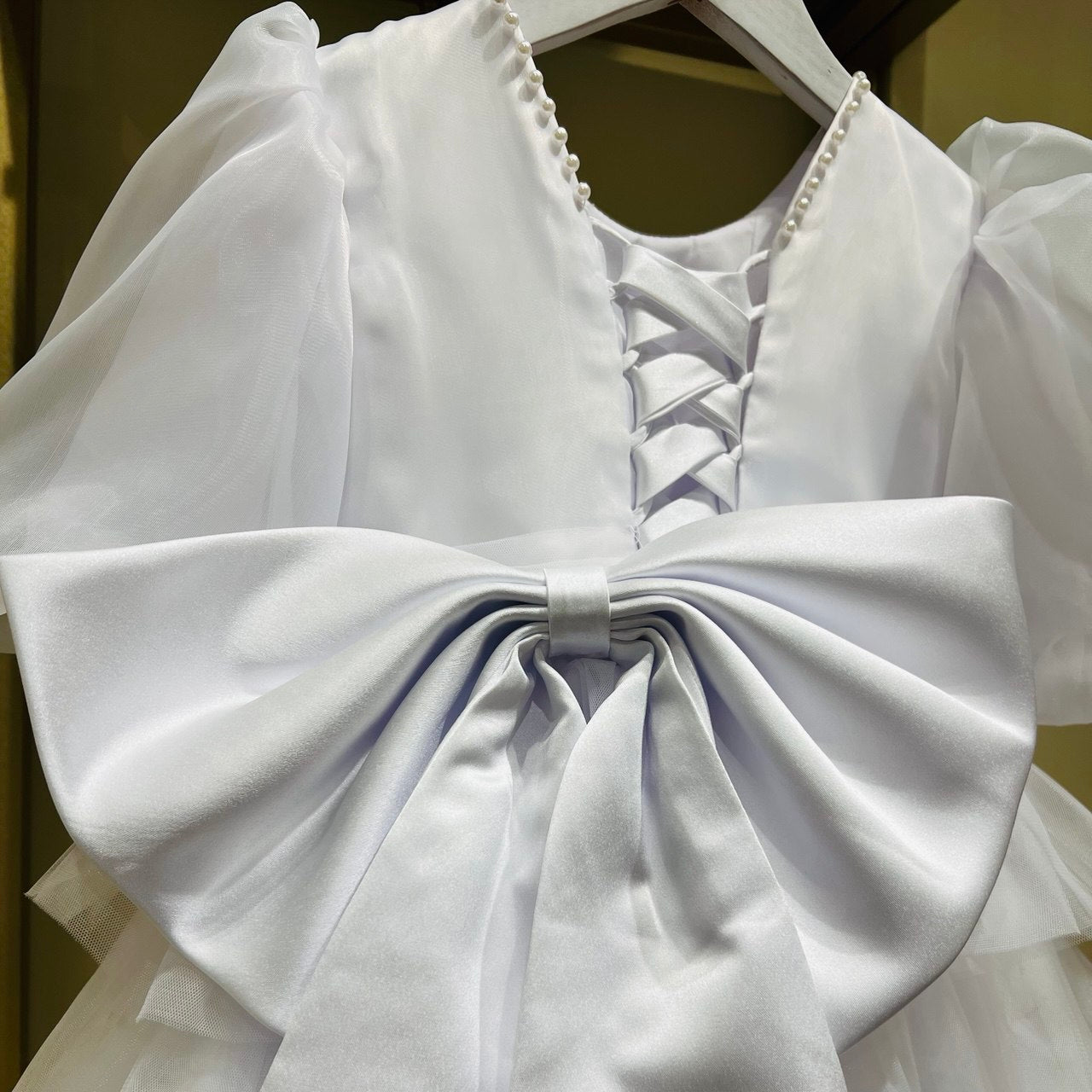 Pure White Ruffle Princess Dress
