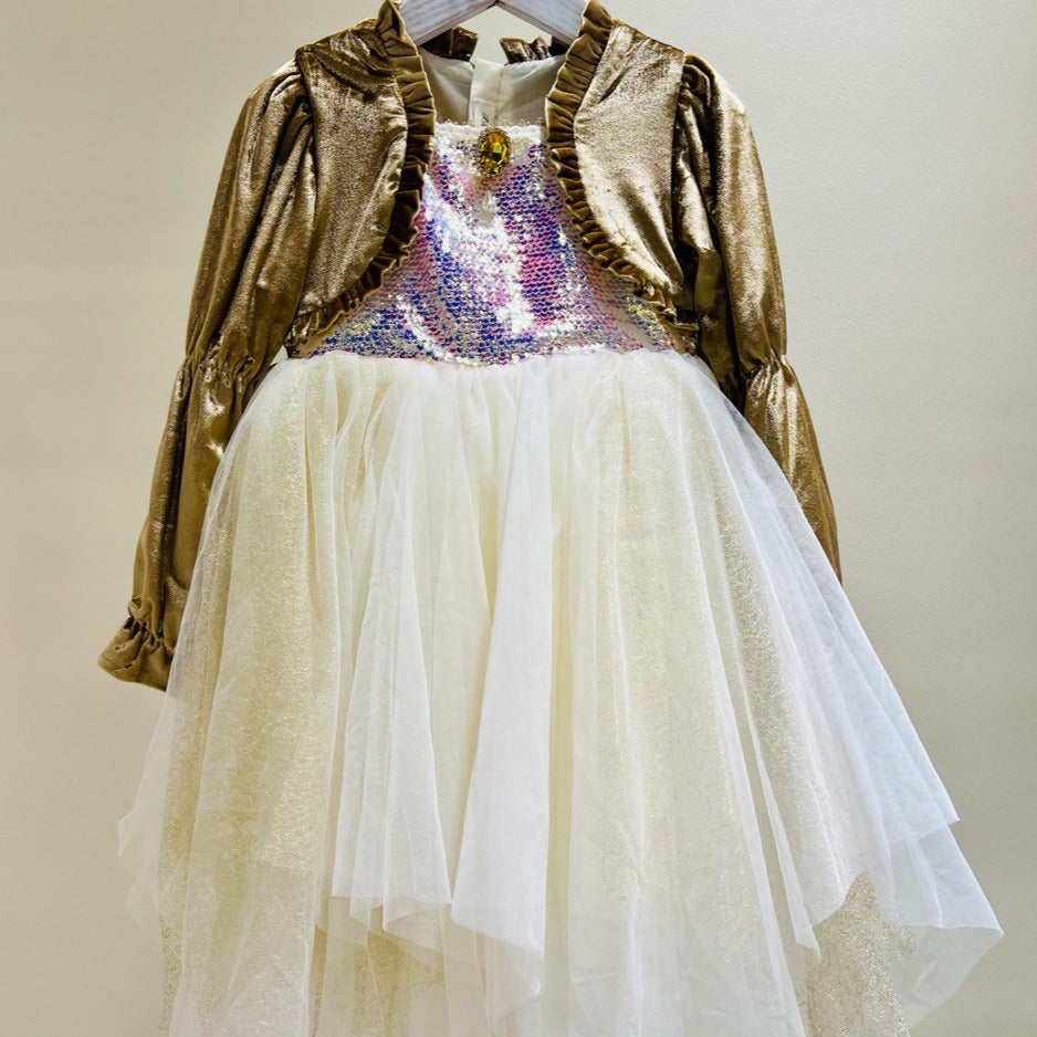 Magical Rose Pink Velvet Princess Dress