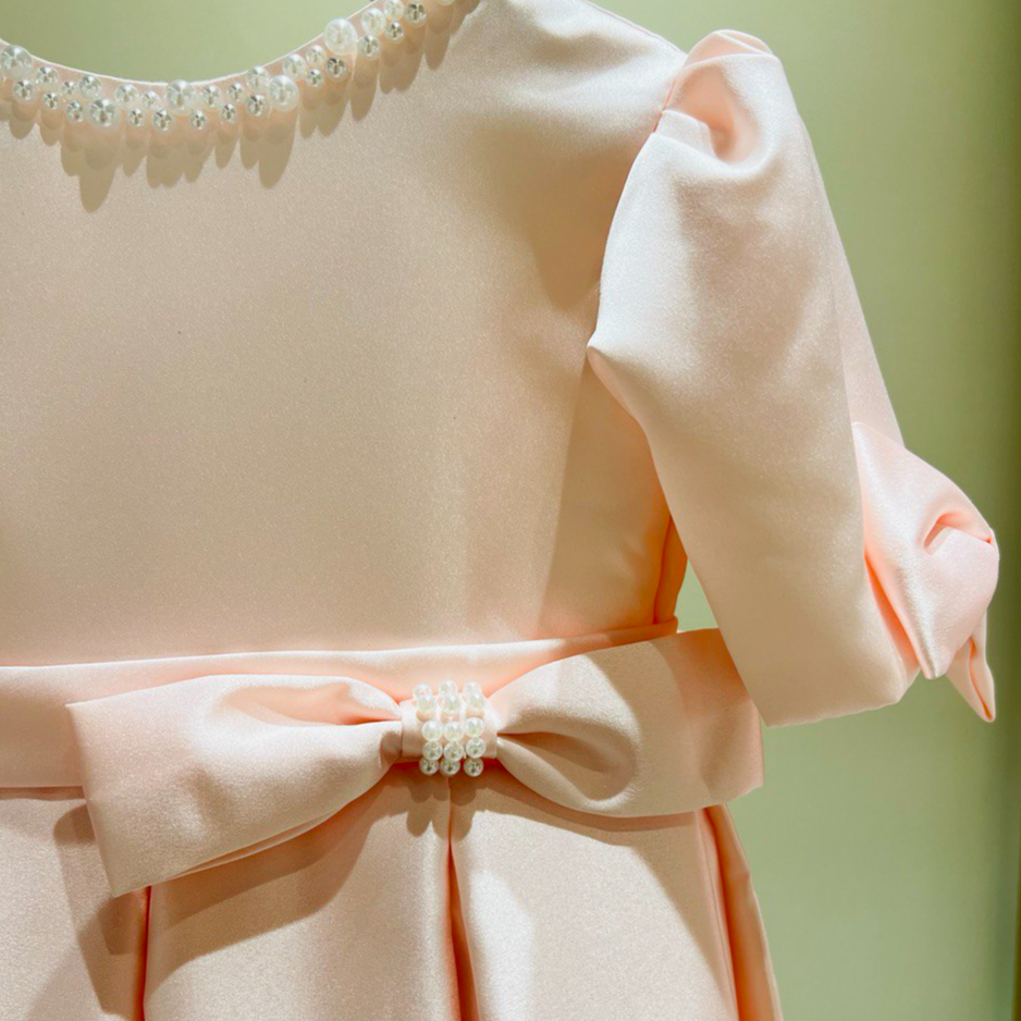 Blush Pink Satin Dress