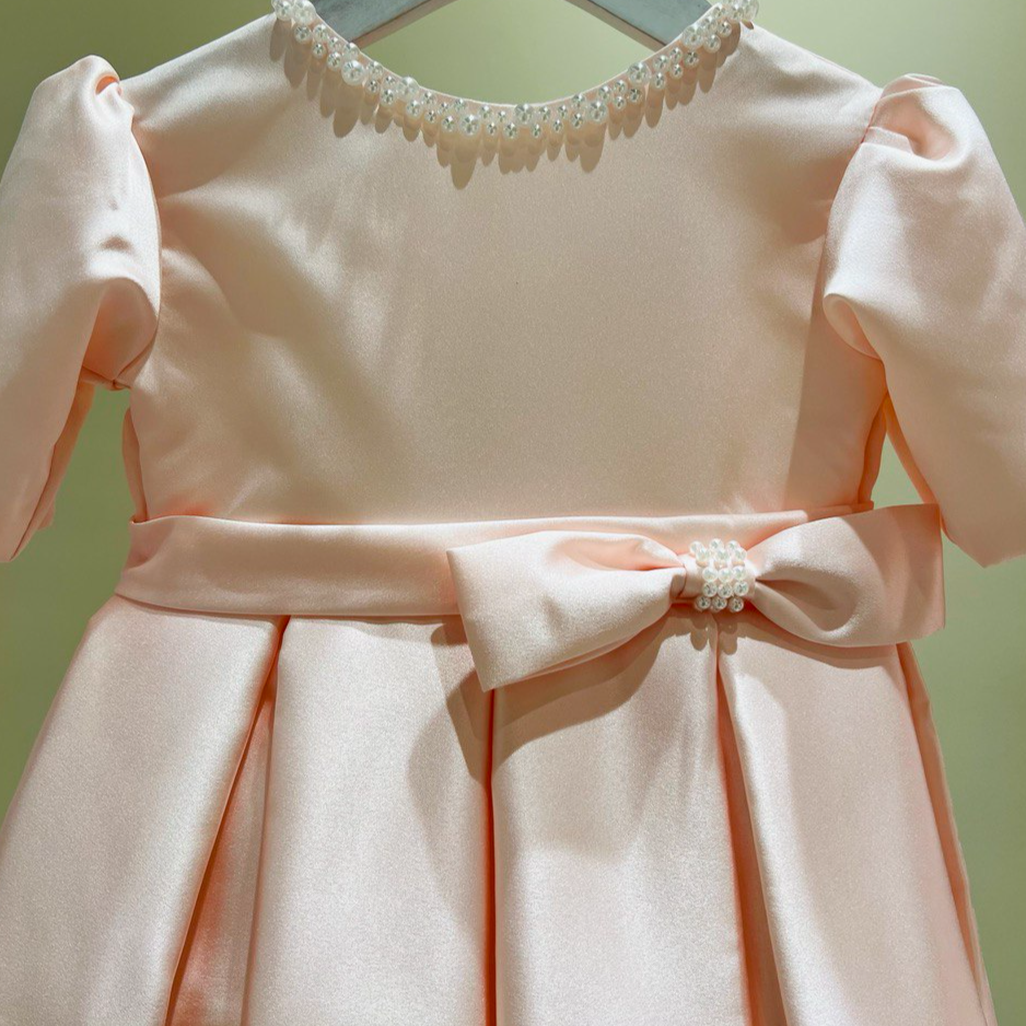 Blush Pink Satin Dress