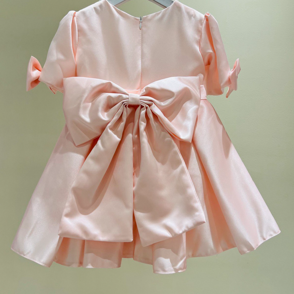 Blush Pink Satin Dress