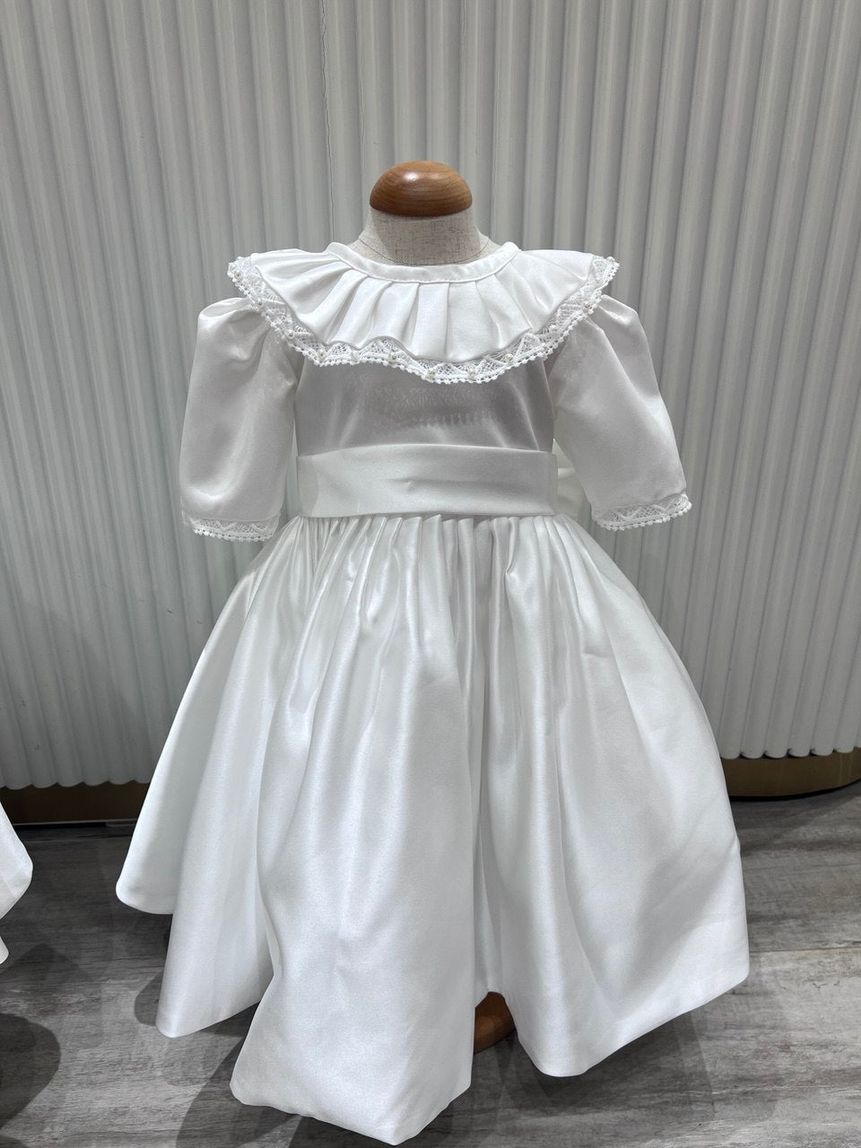 Pearl & Lace Heirloom Satin Dress