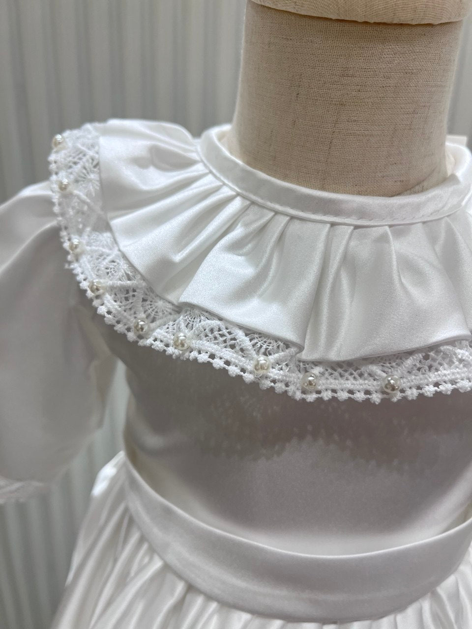 Pearl & Lace Heirloom Satin Dress