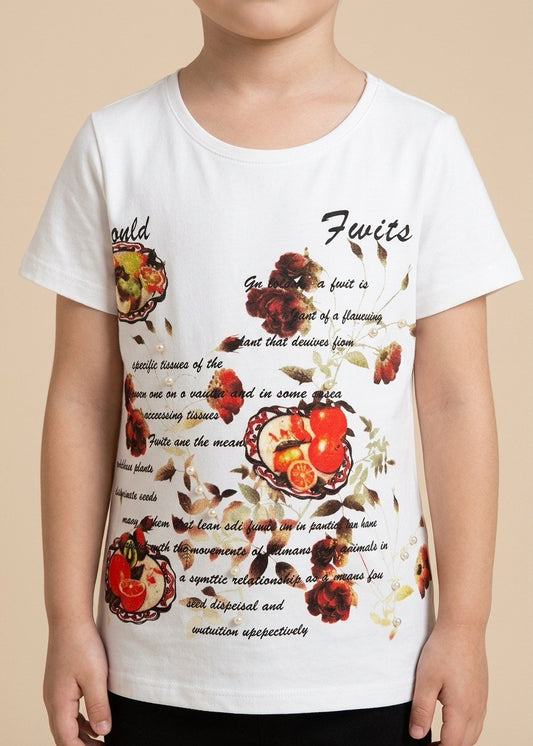 Kid's White Statement T-Shirt