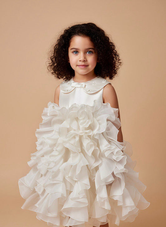 Gold/Beige/Yellow Dresses Minime Gold/Beige/Yellow Dresses Minime