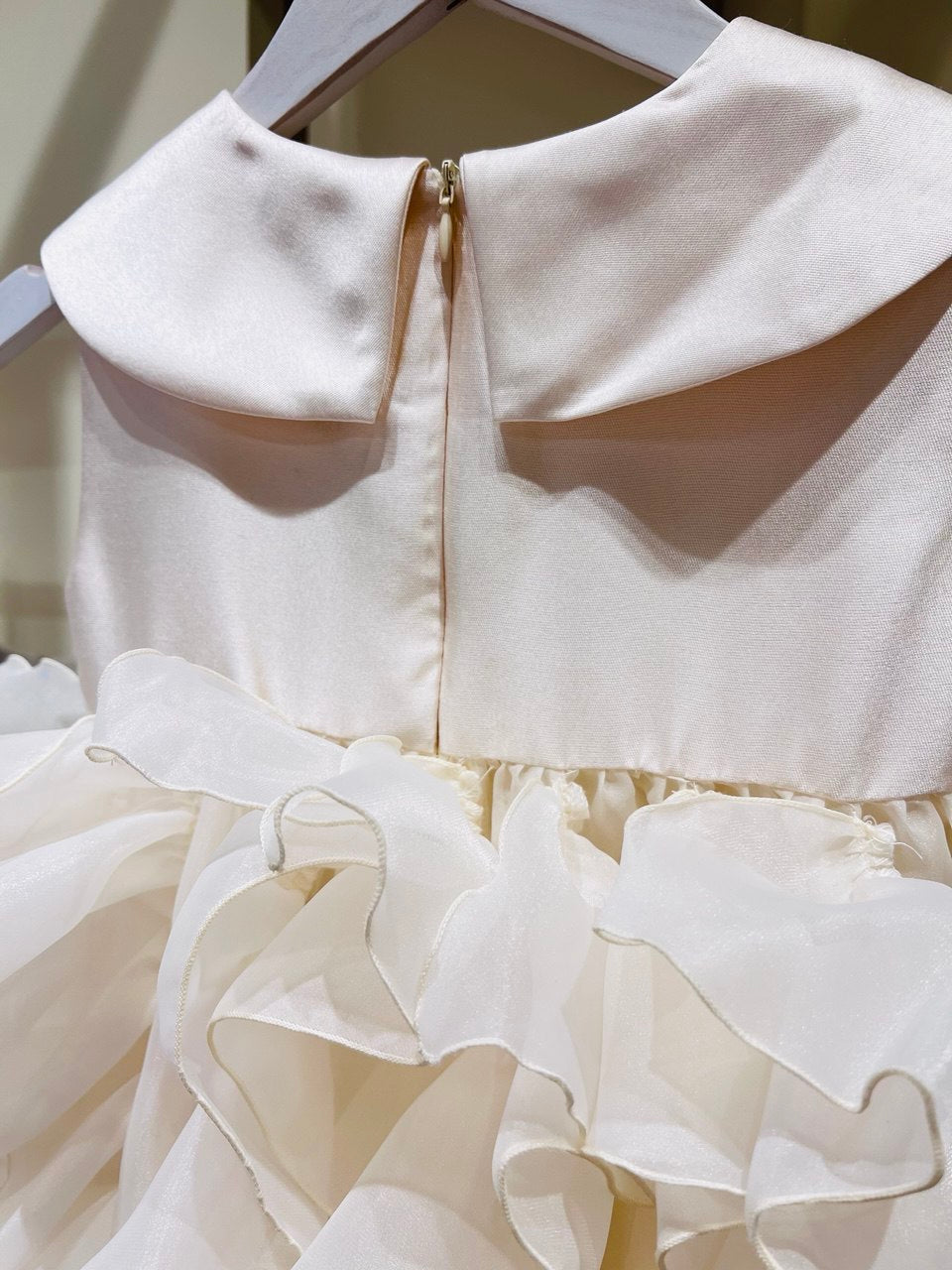 Seraphina Pearl and Petal Ruffle Dress