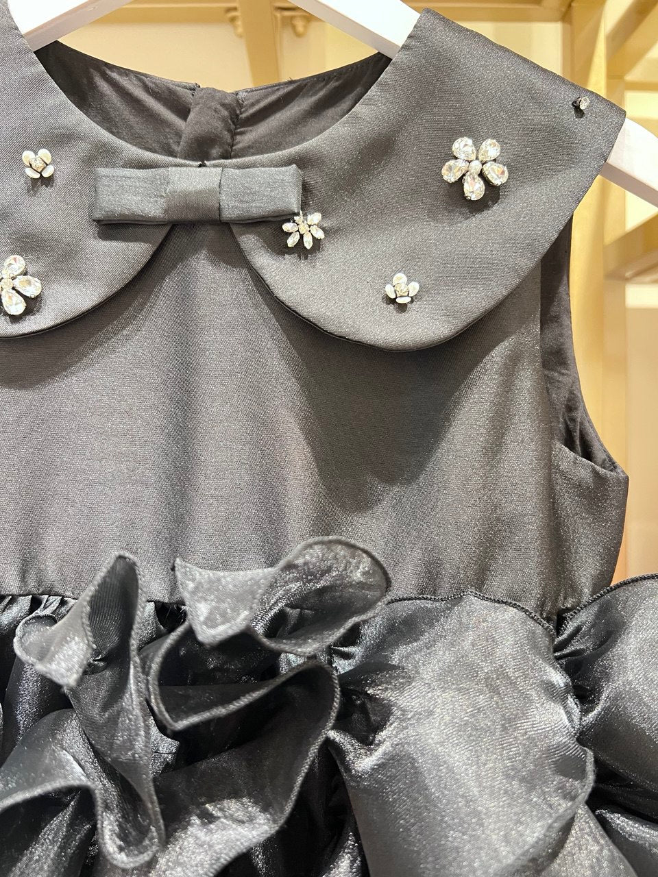 Seraphina Pearl and Petal Ruffle Dress