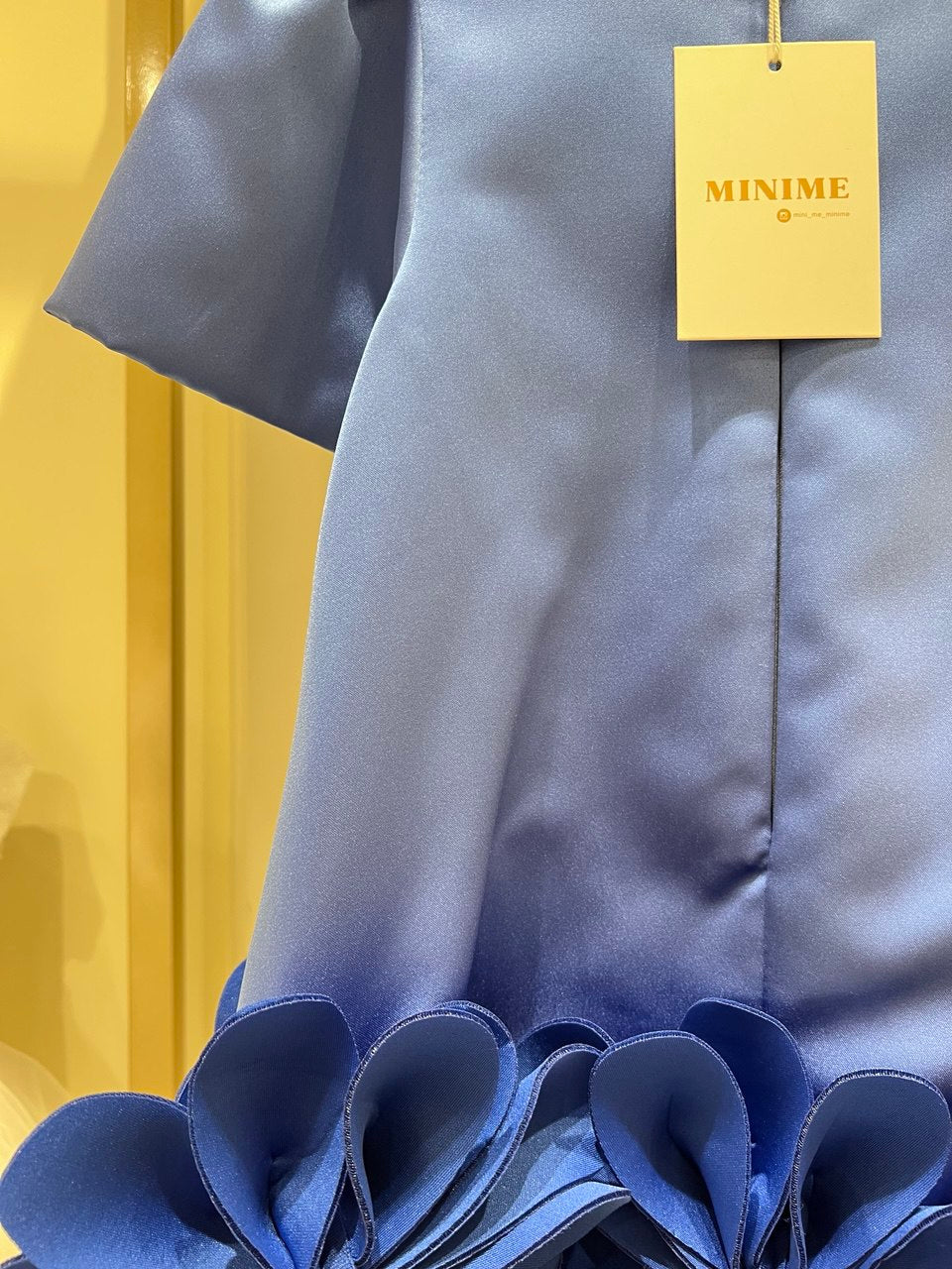 Azure Blue 3D Blossom Shift Dress