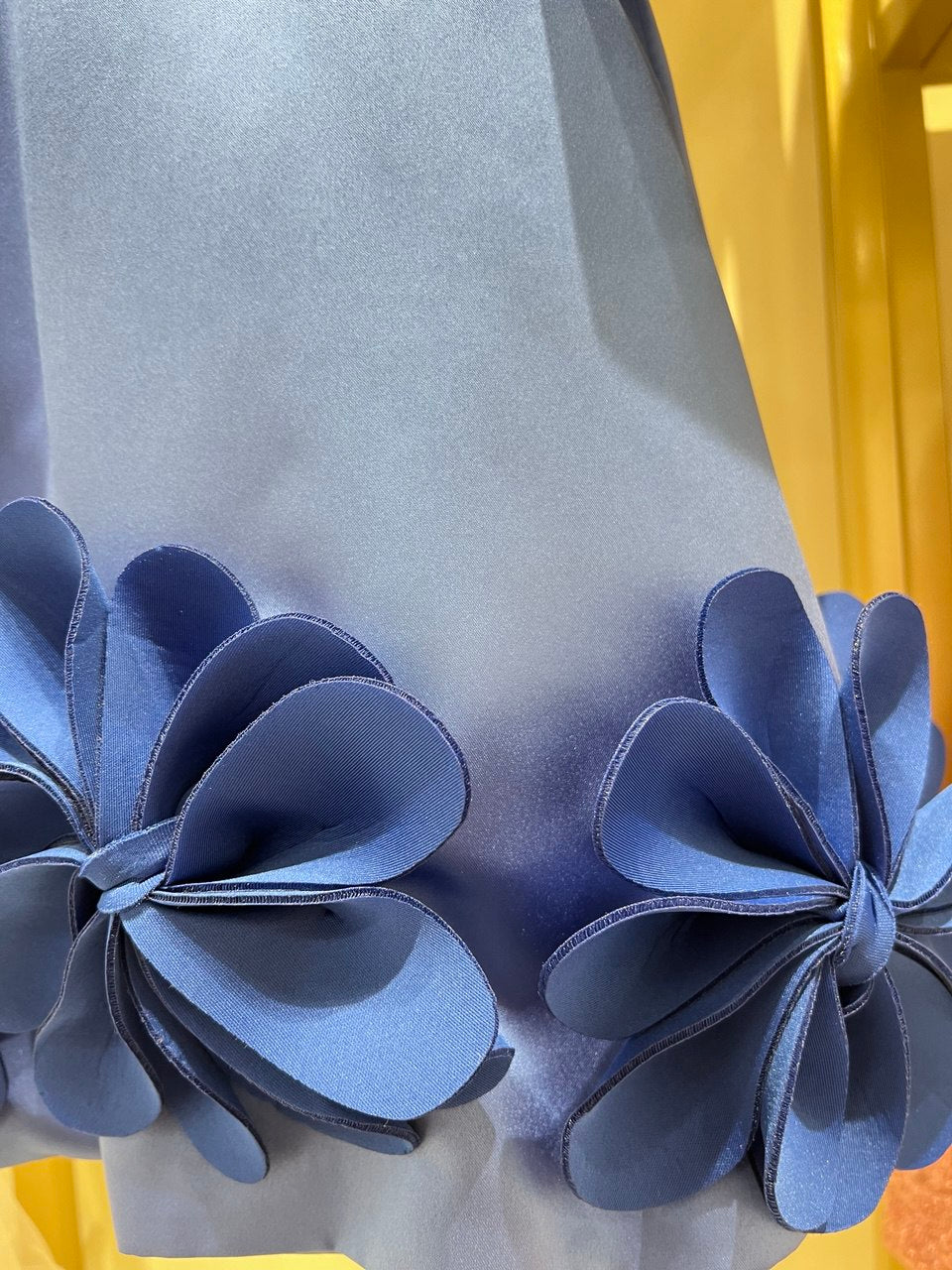 Azure Blue 3D Blossom Shift Dress