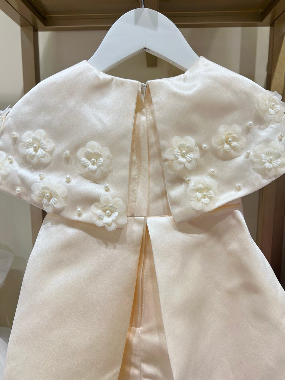 Primrose Pearl Capelet Trapeze Dress