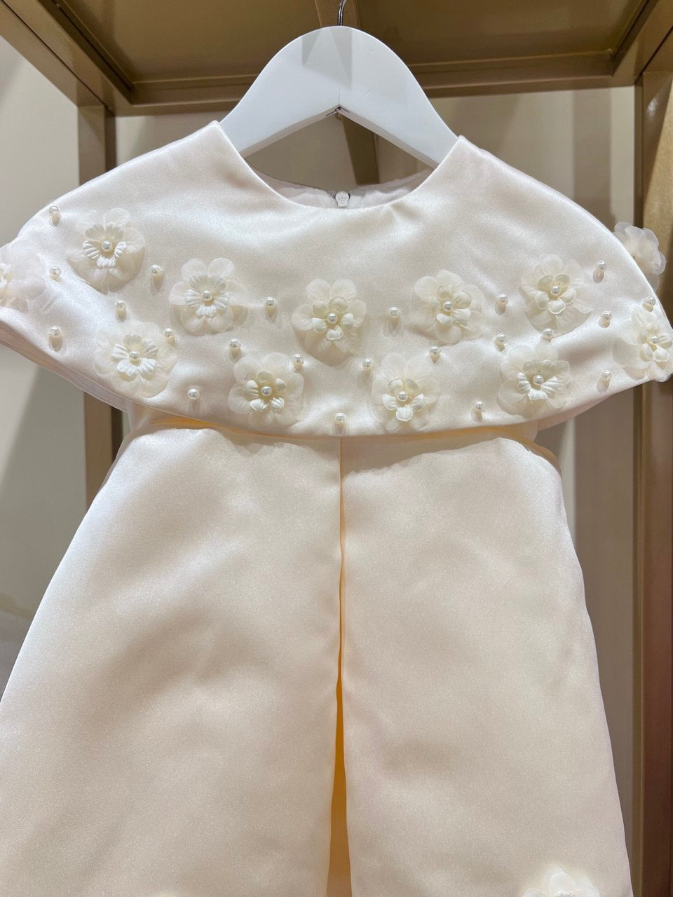 Primrose Pearl Capelet Trapeze Dress