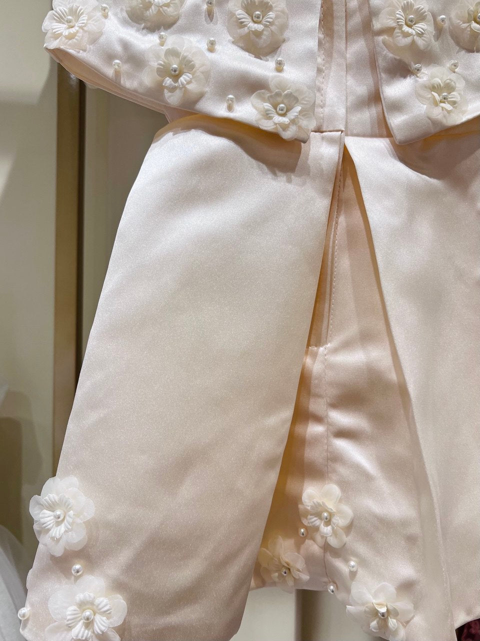 Primrose Pearl Capelet Trapeze Dress