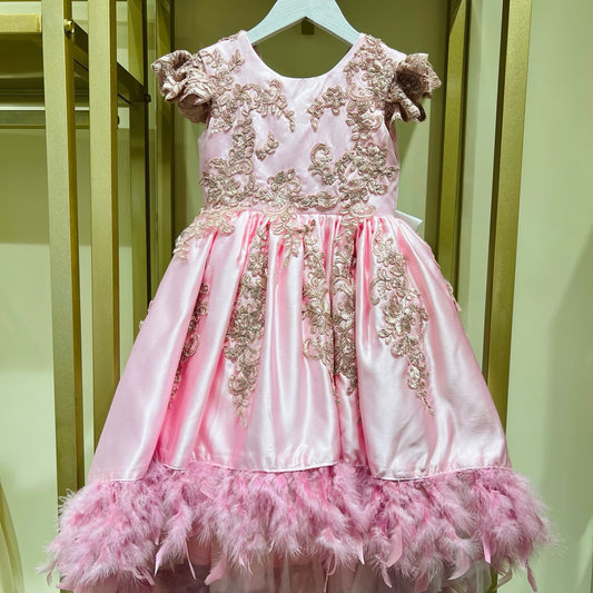 Blush Featherscape Dress