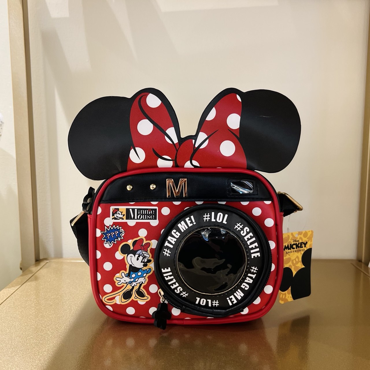 Minnie Mouse Camera Shaped Bag