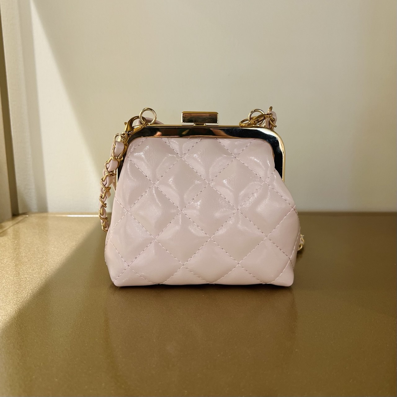 Pink Ribbon Charm Bag