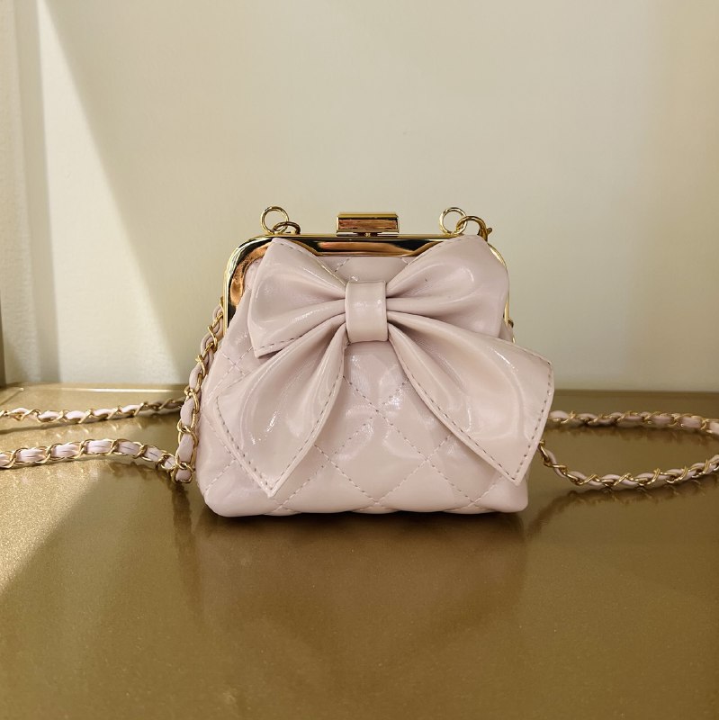 Pink Ribbon Charm Bag