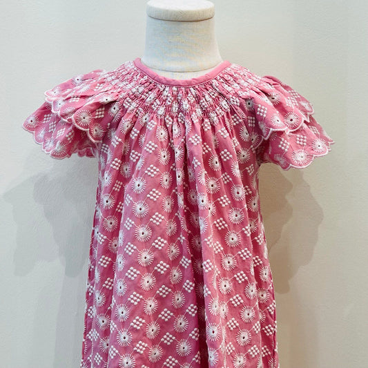 Blossom Breeze Smocked Cotton Dress
