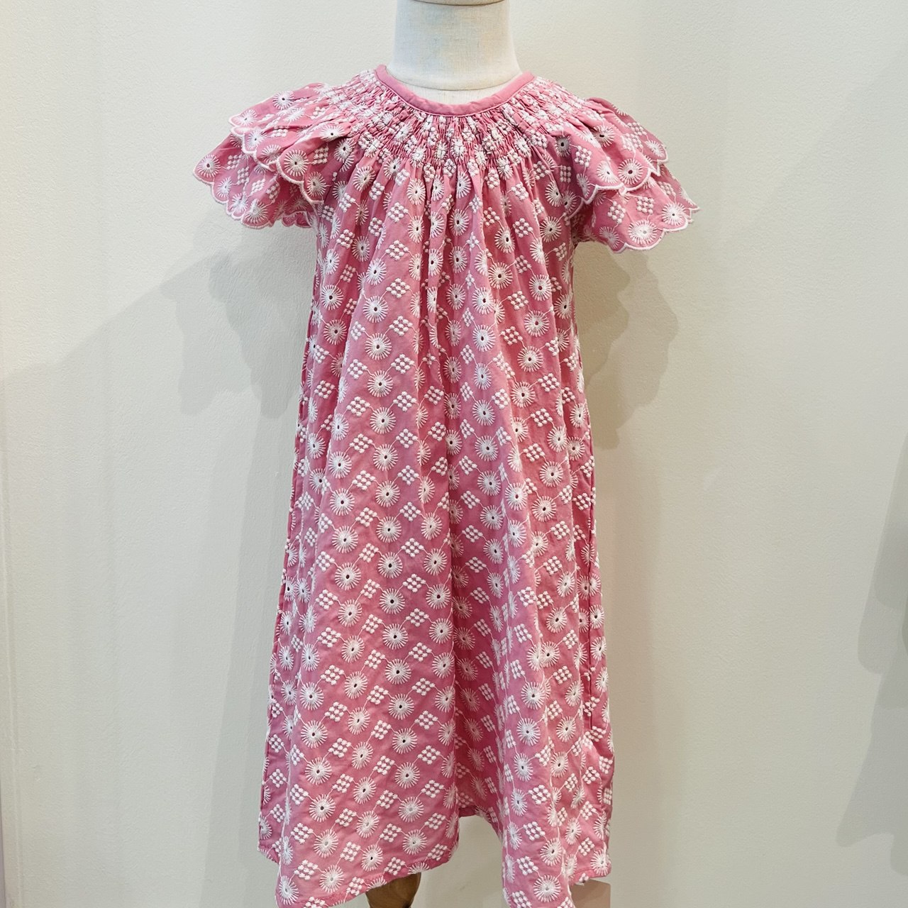 Blossom Breeze Smocked Cotton Dress