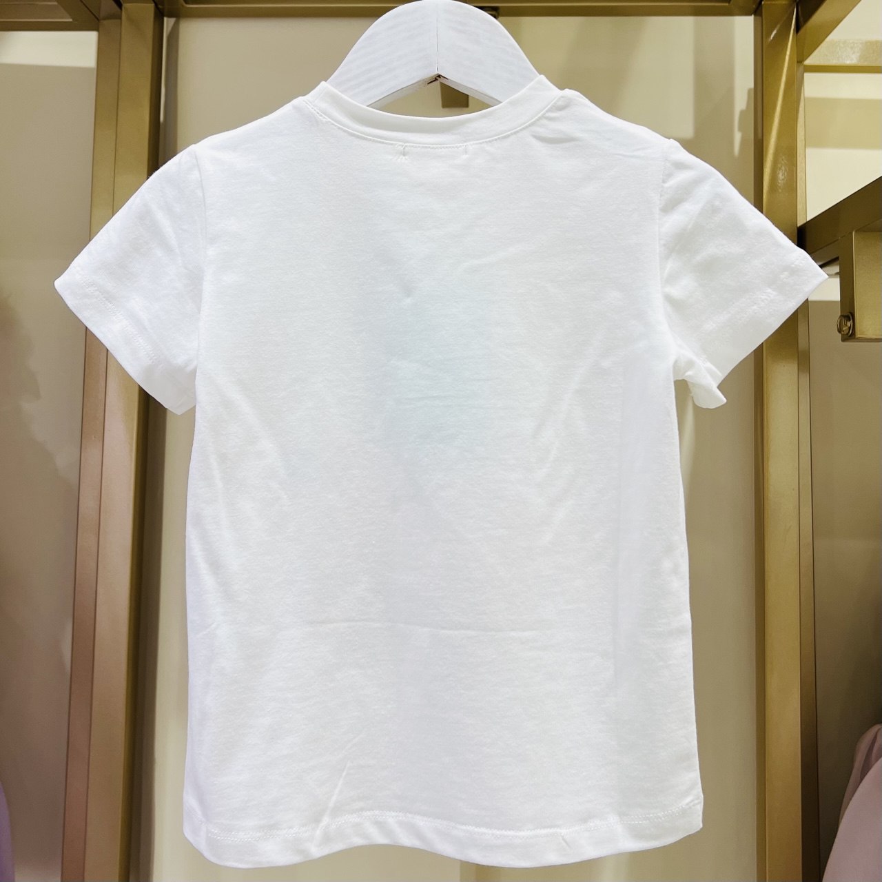 Kid's White Printed T-Shirt