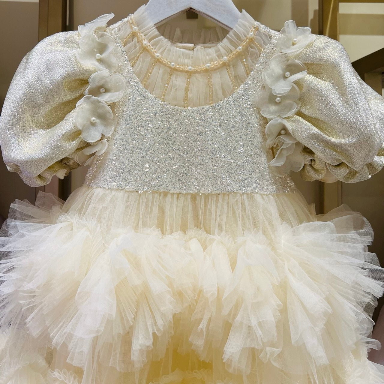 Two Looks, One Magical Dress – Ruffle Tulle Gown