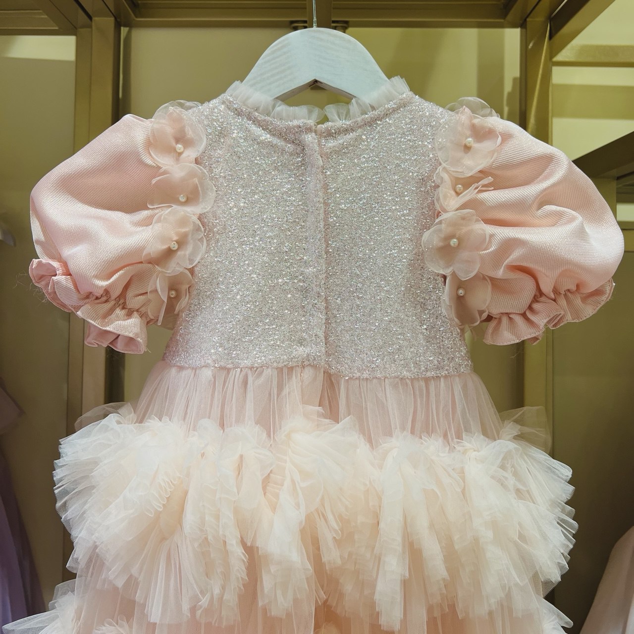 Two Looks, One Magical Dress – Ruffle Tulle Gown