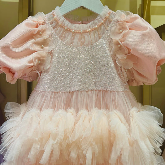 Two Looks, One Magical Dress – Ruffle Tulle Gown