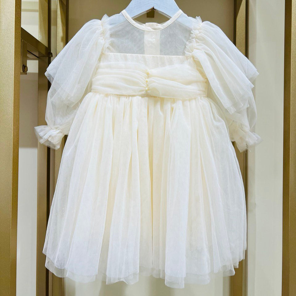 Pearl Whisper Tulle Dress