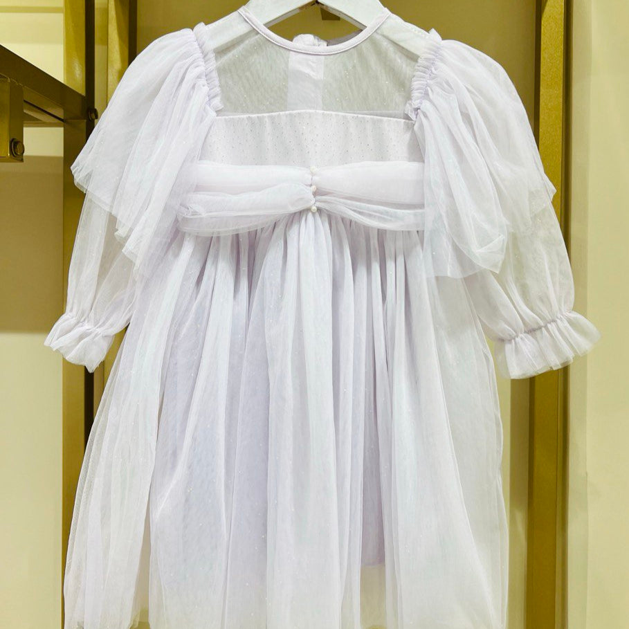 Pearl Whisper Tulle Dress