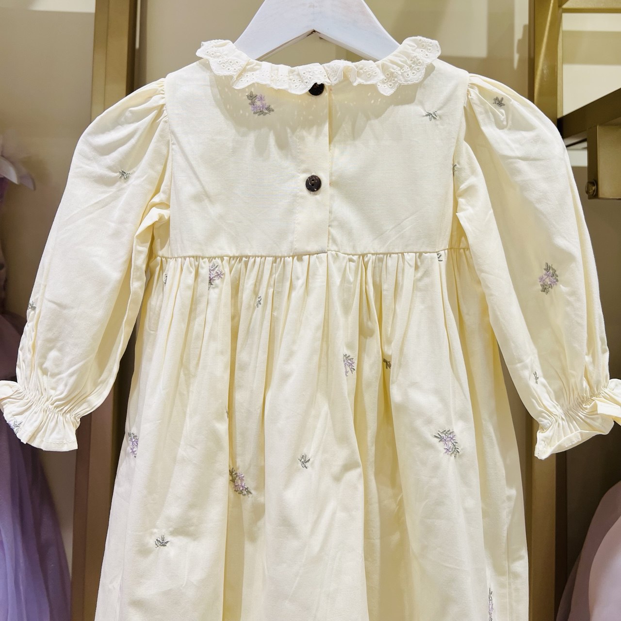 Sunshine Bloom Embroidered Dress