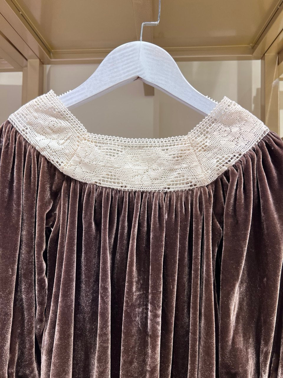 Vintage Velvet Lace Dress