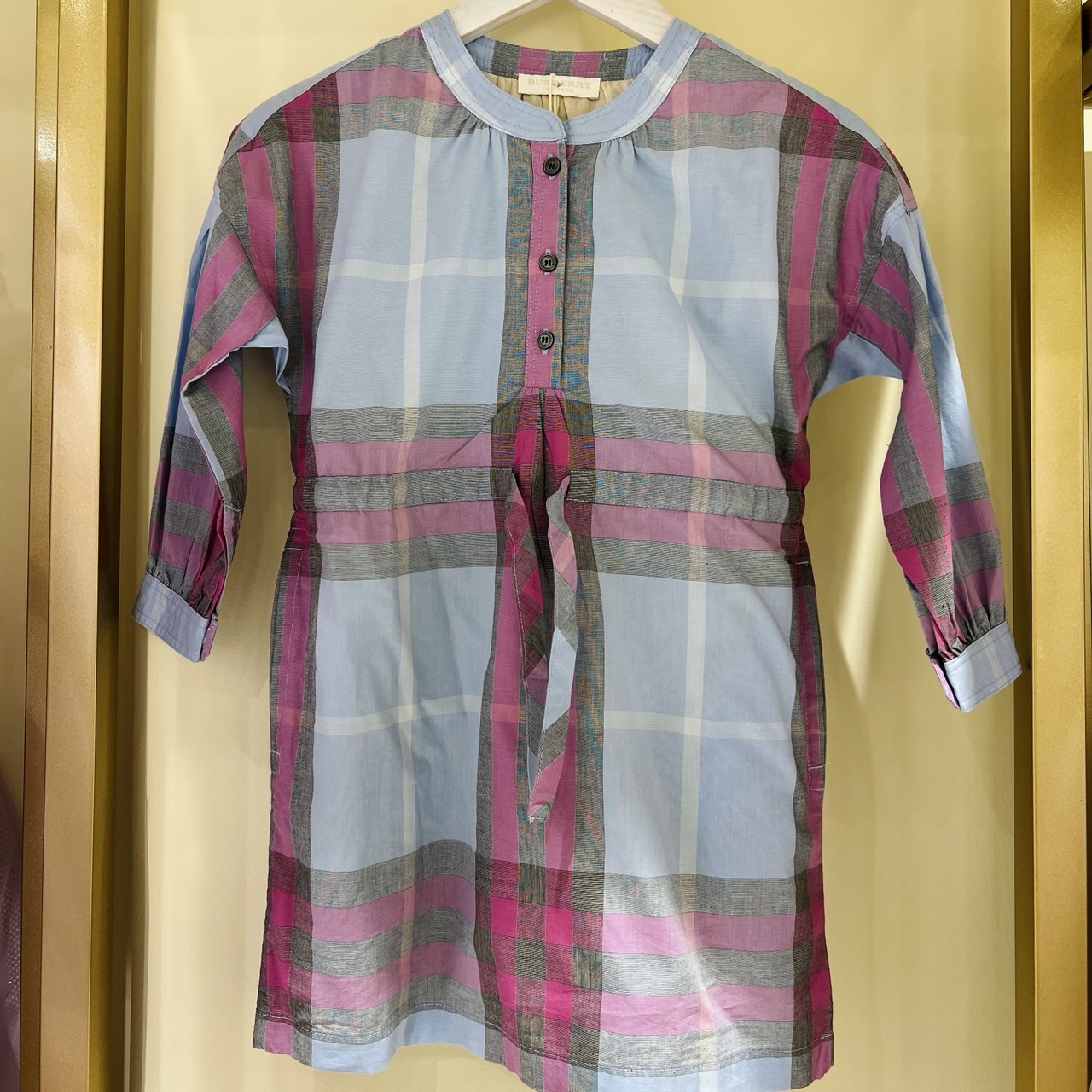 Chic Checkered Tunic Dress with Side Pockets
