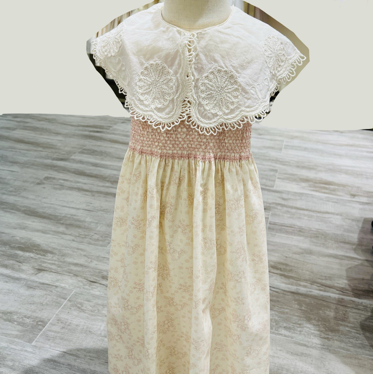 Vintage Bloom Smocked Dress