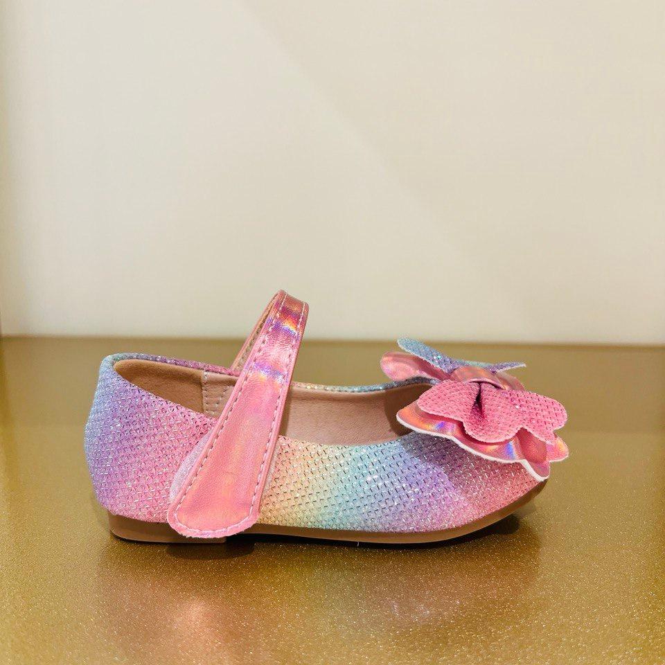 Rainbow Bow Charm Shoes