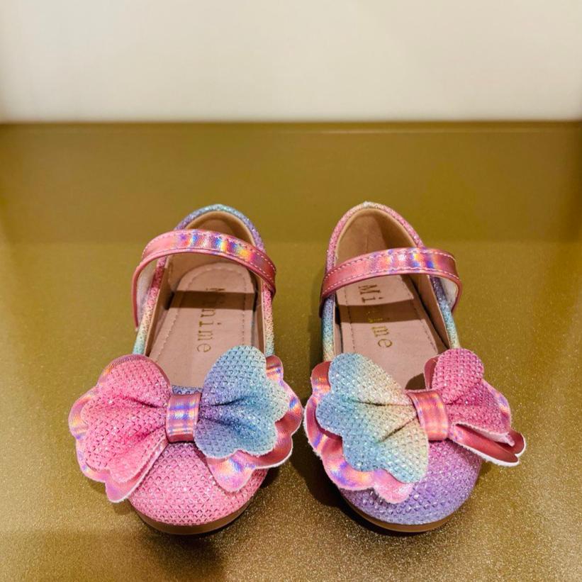 Rainbow Bow Charm Shoes
