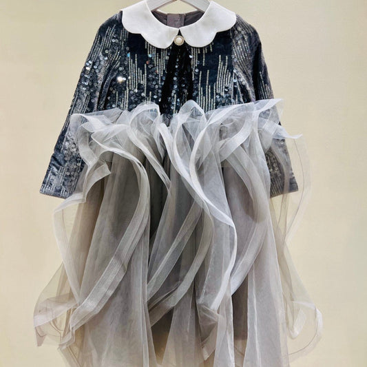 Midnight Sparkle Tulle Dress