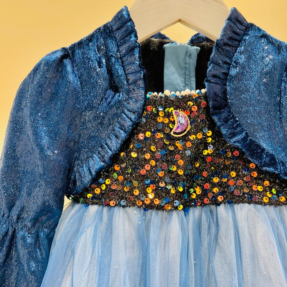Enchanted Midnight Blue Dress Minime Enchanted Midnight Blue Dress Minime